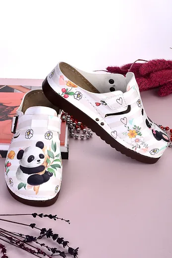 3046 Masum Panda Desenli Anatomik Terlik