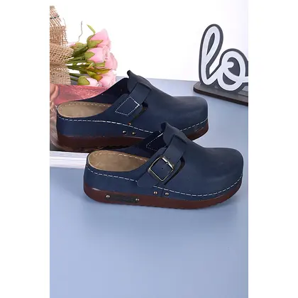 3074 Lacivert Renkli Anatomik Terlik