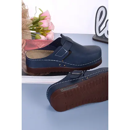 3074 Lacivert Renkli Anatomik Terlik
