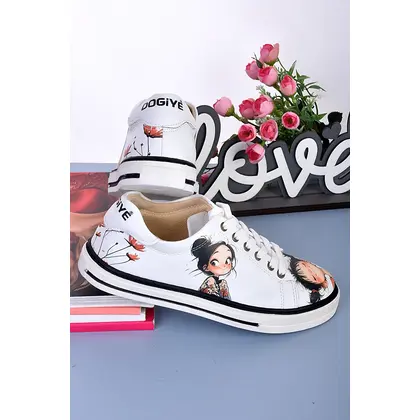 999 Kız Baskılı Sneaker